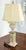 Early 20th Century Carved Alabaster Grapes Leaf Motive Urn Shape Square Mable Base Table Lamp MINT! For Sale - Image 5 of 9