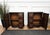 Black Italian Art Deco Bedside Tables in Wood and Brass, 1940s, Set of 2 For Sale - Image 8 of 12