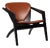 Butterfly Lounge Chairs in Black Beech and Full Grain Leather attributed to Hans J. Wegner for Getama, 2000s For Sale