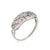 Stylish vintage Art Deco era ring (circa 1930s), crafted in 14k white gold. 7 single cut diamonds total an estimated 0.04...
