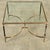 French Mid-Century Brass & Glass Square Coffee Table For Sale - Image 4 of 10