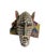 Wood Vintage African Colorful Leopard Mask Bozo Bamana 16" H For Sale - Image 7 of 9