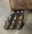 Vintage Distressed Leather Sofa With Lion Paw Feet For Sale - Image 14 of 16