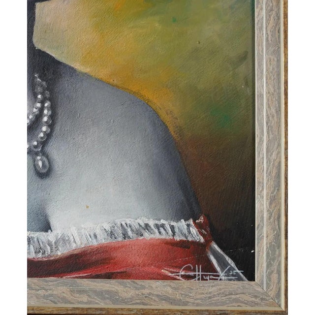 Figurative "Classic Plumeria" Contemporary Figurative Painting by Catleya Joy Garado, Framed For Sale - Image 3 of 3
