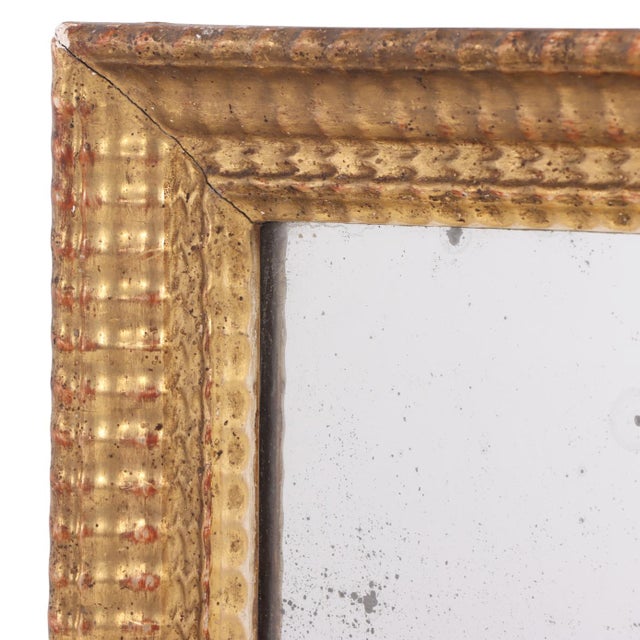 Small French Giltwood Mirror, Late 19th C For Sale - Image 4 of 8
