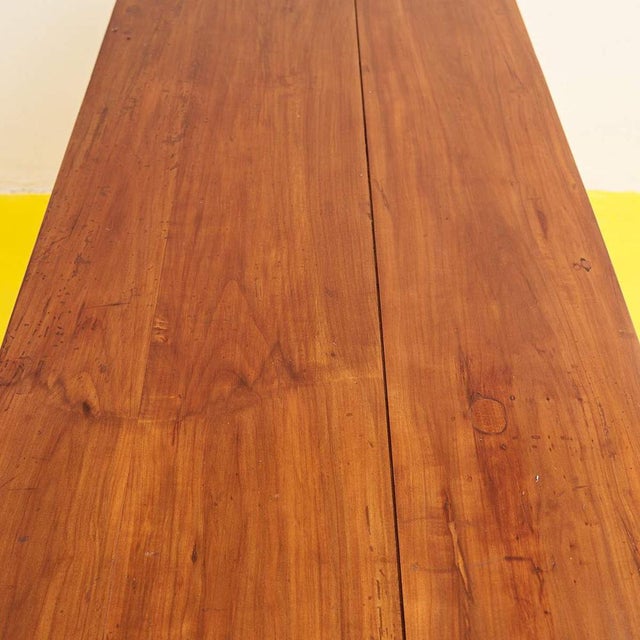 Wooden Table with Pin Legs, 19th Century For Sale - Image 9 of 10