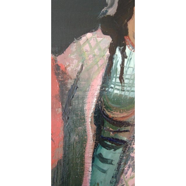 Henry Meylan, Roulotte et gitans, Oil on Canvas For Sale - Image 8 of 13