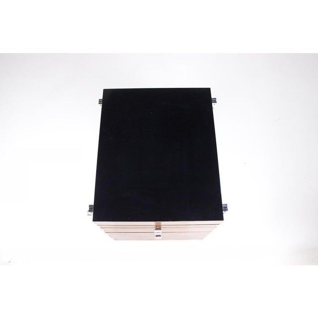 Wood Mutenye Wood Drawer Unit by Jules Wabbes, 1960s For Sale - Image 7 of 8