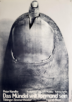 The Ward Wants to Be the Guardian Theater Poster by F + R Grindler, 1971
