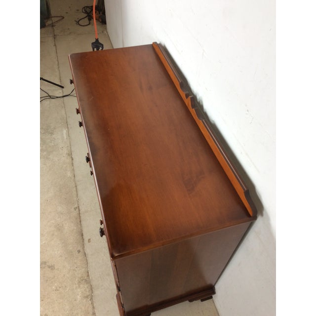 Antique Country Style Maple Sideboard With Turned Wood Pulls For Sale In Philadelphia - Image 6 of 18