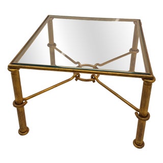 Gold Plated Model Hérmes Coffee Table from Banci, Italy, 1960s For Sale