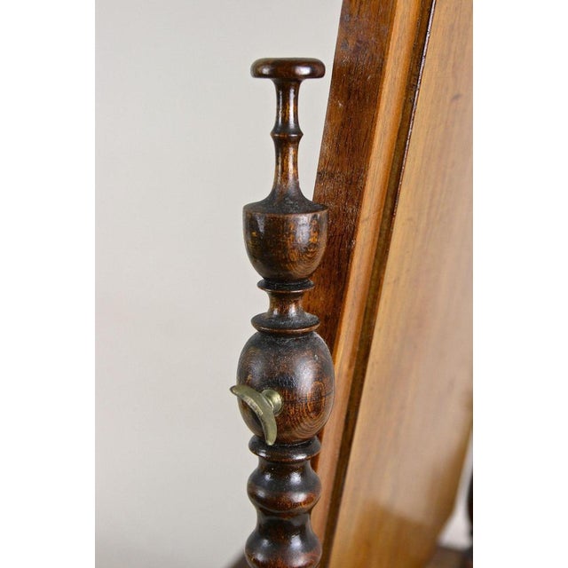 Biedermeier Table Top Vanity Table with Drawer, Austria, 1850s For Sale - Image 9 of 18