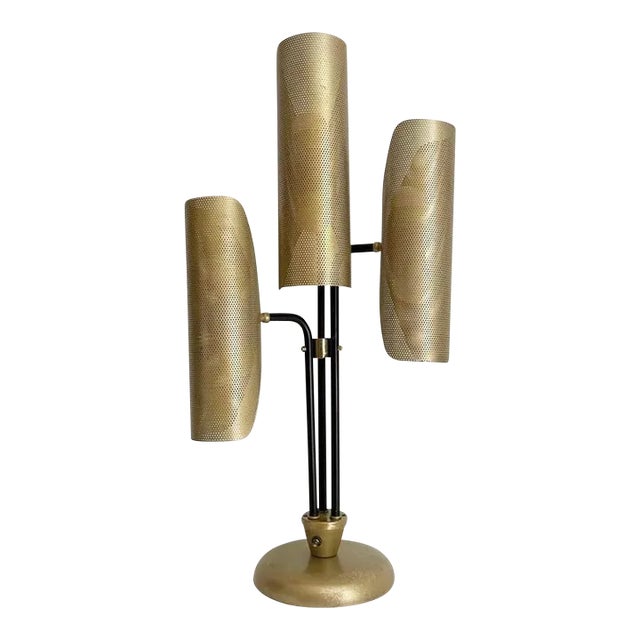 1960s Atomic Modern Three-Arm Lamp For Sale