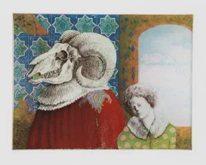 N. Jelen, "The Sacrafice of Abraham II," Etching