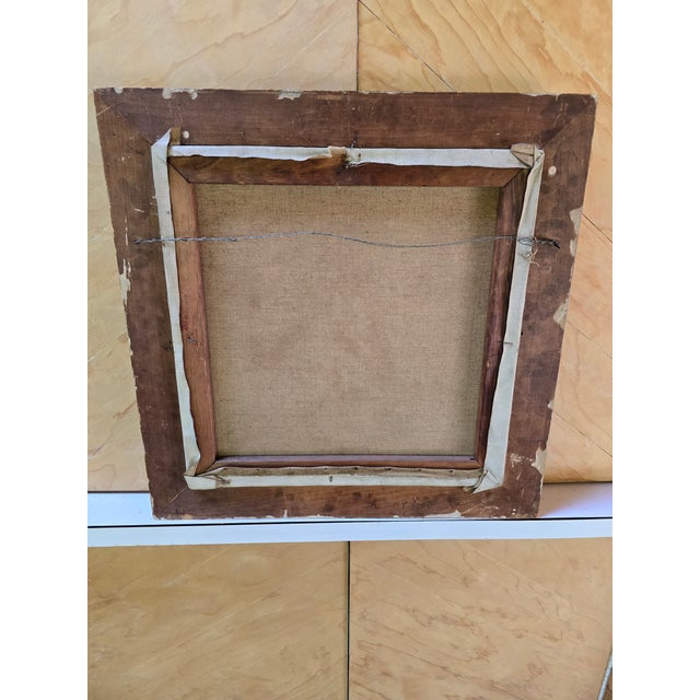 1910s Antique Renoir Style Painting of Woman Bathing, Framed For Sale - Image 11 of 11