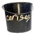Vintage French Country Style Metal Bucket - "Cerises" For Sale