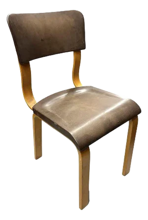 1930s Art Deco Thonet Bentwood Dining Chair With Bakelite Seat