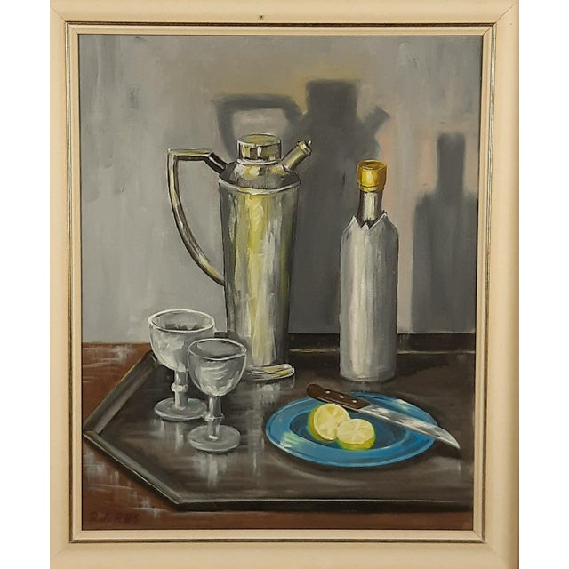 An interesting painting by artist Paolo Polli, dated 1985 and complete with an original certificate of authenticity on the...