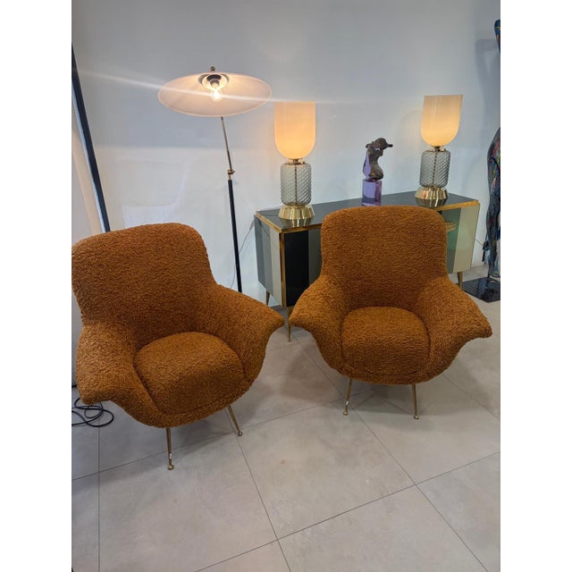 Mid-Century Modern Armchairs by Gigi Radice, 1970s, Set of 2 For Sale - Image 3 of 14