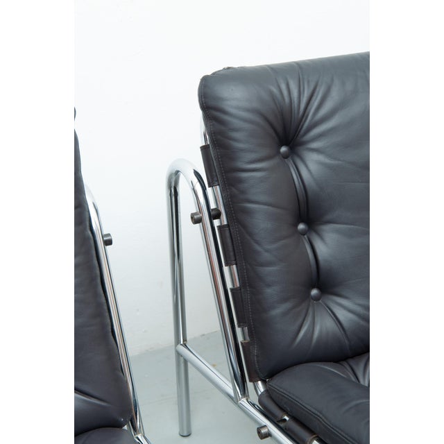 Metal Osaka Armchairs by Martin Visser for T Spectrum, 1960s, Set of 2 For Sale - Image 7 of 18