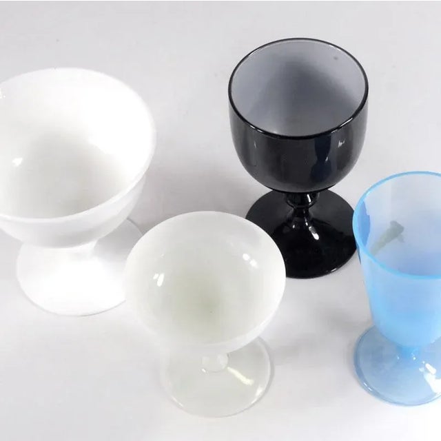 Mid-Century Modern Italian Glass Multicolor Set, 1960s, Set of 5 For Sale - Image 3 of 9