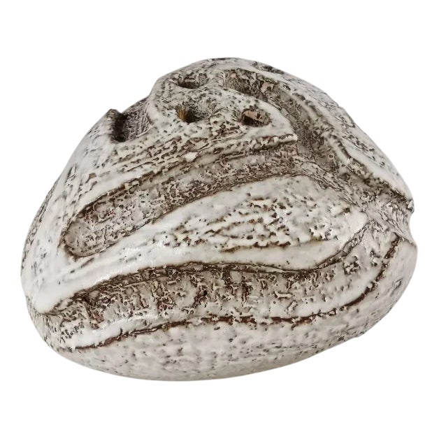 Vintage Flower Spade Vase in Ceramic, 1960s For Sale