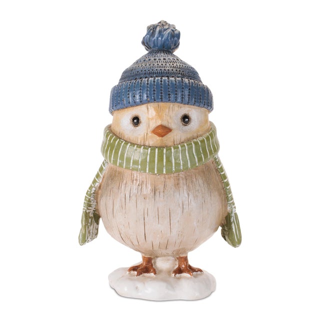 2020s Winter Owl and Bird Figurines (Set of 6) For Sale - Image 5 of 6
