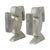 Metal La Linea Bookends by Osvaldo Cavandoli, 1970s, Set of 2 For Sale - Image 14 of 16