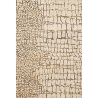 Loloi Rugs Masai Rug, Neutral - 1'6"x1'6" For Sale
