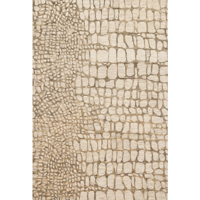Loloi Rugs Masai Rug, Neutral - 1'6"x1'6" For Sale