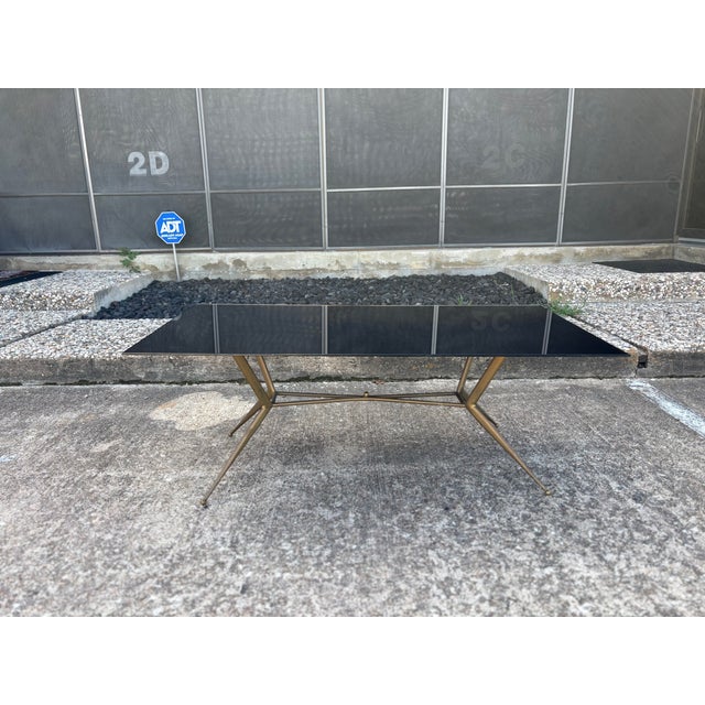Metal 1940s Italian Modern Bronze Cocktail Table For Sale - Image 7 of 10
