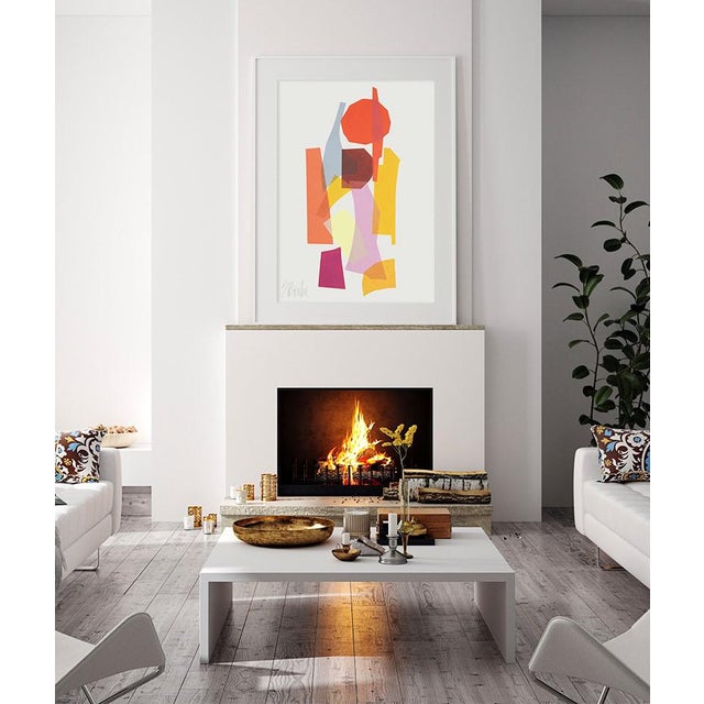 Contemporary Float Fine Art Print 29" X 41" by Liz Roache For Sale - Image 3 of 6