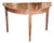 19th Century Walnut Demilune Table For Sale