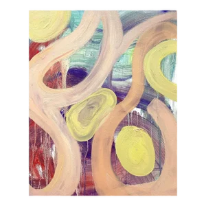 Matthew Izzo Oil Painting on Canvas, Titled Fairgrounds