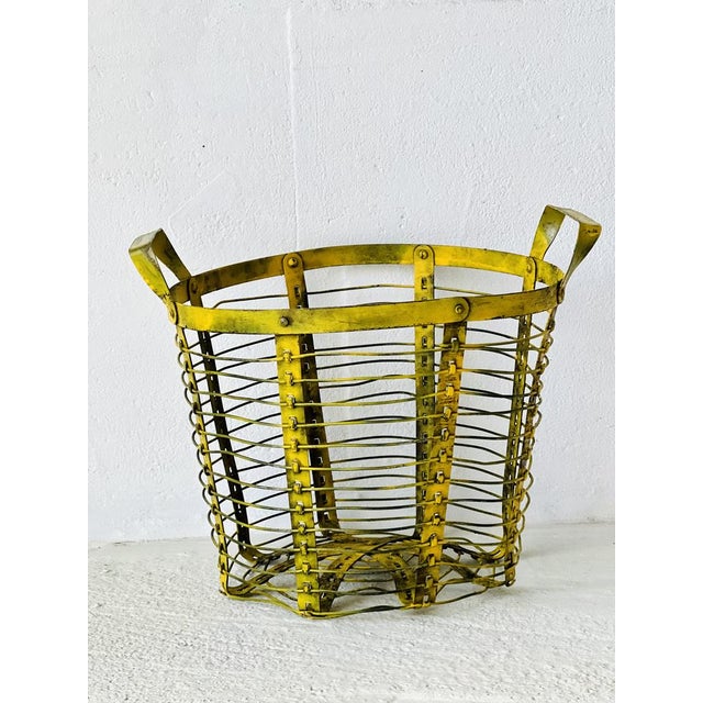 Vintage Mesh Wire Basket, 1960, in Good conditions. Designed 1960 to 1969