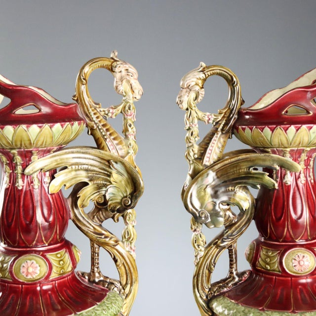 Jugendstil Pourers in Ceramic, Set of 2 For Sale - Image 4 of 16