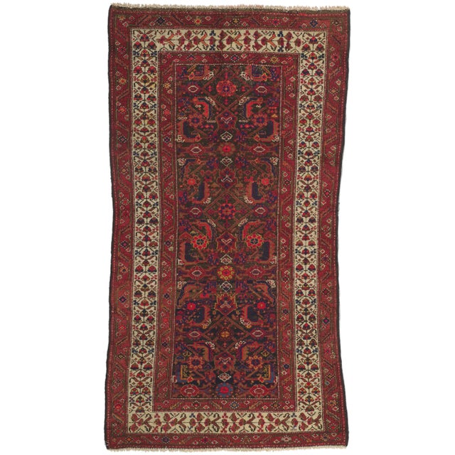 Antique Persian Malayer Rug Runner, 03'04 X 06'02 For Sale - Image 9 of 9