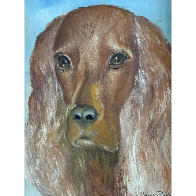 Dog Portraits, Oil Paintings, Set of 2 For Sale - Image 6 of 15