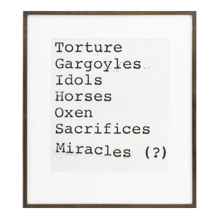 Erica Baum "Untitled (Torture)", 1998 For Sale