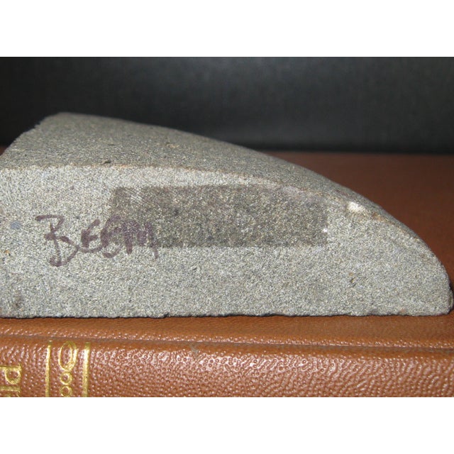 Hopi Native American Painted Stone Artist Beem, Wolves Howling at a Red Moon. Wonderful Vintage Native American Folk Art...