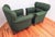 Green Vintage Retro Armchairs, Former Czehoslovakia, 1960s, Set of 2 For Sale - Image 8 of 12
