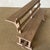 70.5"W x 25"D x 33.5"H Seat : 71"W x 13"D x 18"H Shelf : 9"D x 32"H Vintage elm wood school house bench, this bench...