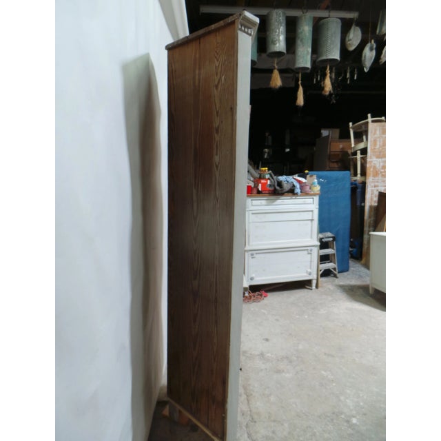 Gustavian Style Glass Door Top Corner Cabinet For Sale In Miami - Image 6 of 9