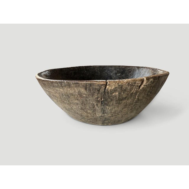 Wabi Sabi Antique Bowl For Sale - Image 4 of 6