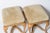 1960s Pair Louis XV Style Ottomans, Natural Suede Upholstery For Sale - Image 5 of 11