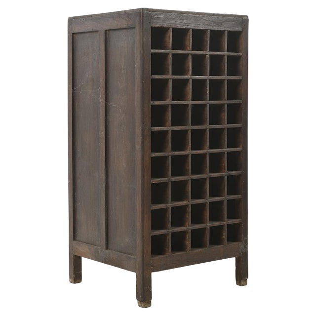 Antique Wooden Wine Rack For Sale