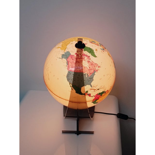Illuminated Terrestrial Globe from Nova Rico, Italy, 1969 For Sale - Image 14 of 16
