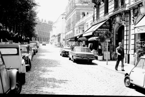 "Paris Morning" Contemporary Black and White Photograph