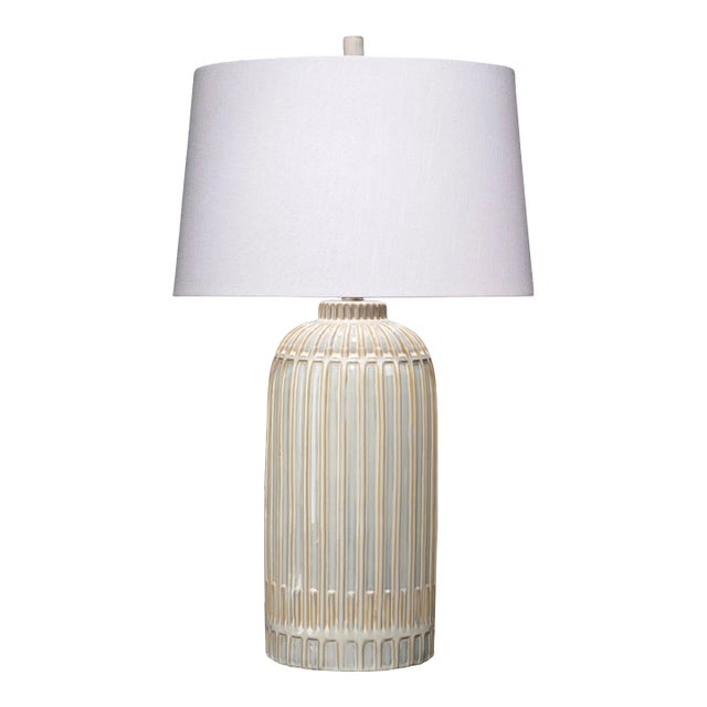 Aligned Ceramic Table Lamp For Sale
