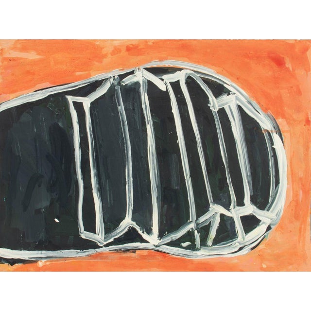 Elfi Schuselka (Austrian, b. 1940), Two Abstract Compositions, Acrylic on Paper, one signed verso and one stamped "Studio...